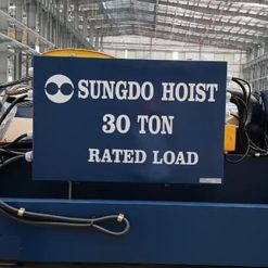 Palang cáp điện 30 tấn Sungdo dầm đôi