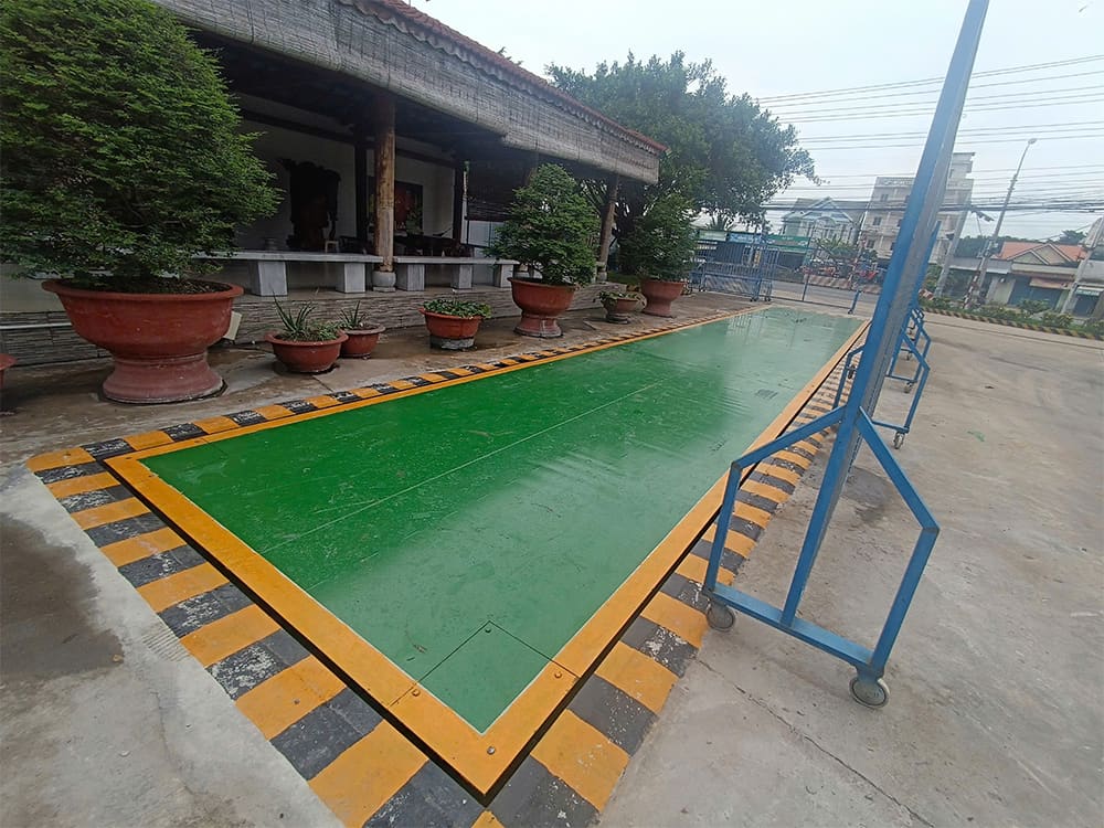 Cân ô tô, xe tải nửa nổi nửa chìm